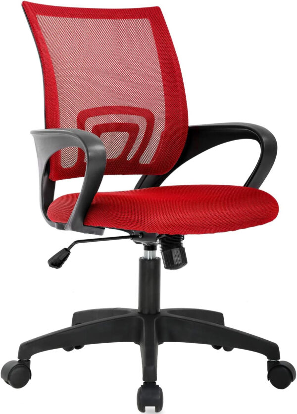 68873c90d16dd3bb1039d3c87681503286ef4aa0ab3df0f1d3df4.jpg Home Office Chair Ergonomic Desk Chair Mesh Computer Chair with Lumbar Support Armrest Executive Rolling Swivel Adjustable Mid Back Task Chair for Women Adults, Black