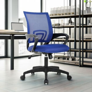 68873c9c67ce2538b7fa06cc0fab0e1ca3c53820d1880fad7334b.jpg Home Office Chair Ergonomic Desk Chair Mesh Computer Chair with Lumbar Support Armrest Executive Rolling Swivel Adjustable Mid Back Task Chair for Women Adults, Black