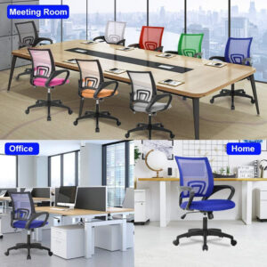 68873c9e8c3d050e6394bfcea073241736050142bd240af07848b.jpg Home Office Chair Ergonomic Desk Chair Mesh Computer Chair with Lumbar Support Armrest Executive Rolling Swivel Adjustable Mid Back Task Chair for Women Adults, Black