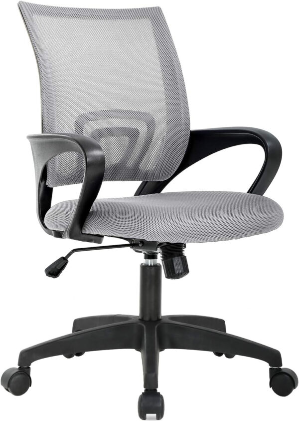 68873c9f656de873cd1ec1e375b0940de01f74b07a9e577e88b85.jpg Home Office Chair Ergonomic Desk Chair Mesh Computer Chair with Lumbar Support Armrest Executive Rolling Swivel Adjustable Mid Back Task Chair for Women Adults, Black