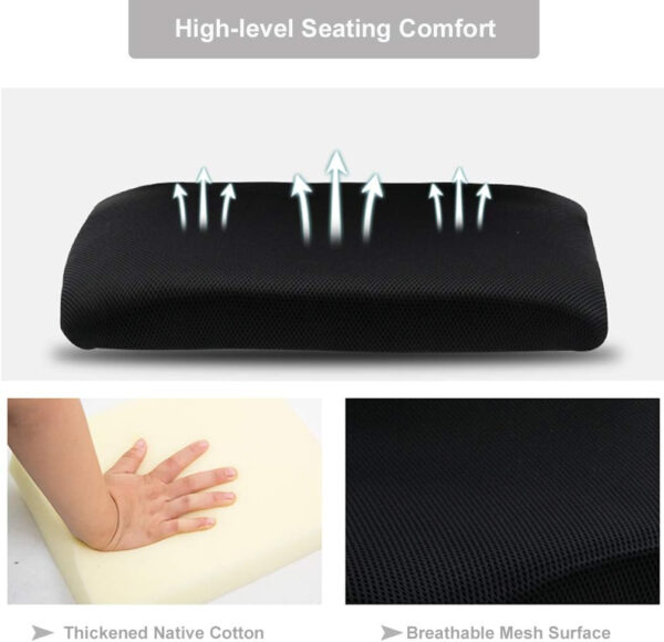 68873ca4ae8bc9e3e4749ce78cbd9dde2873a733c20f52691eec4.jpg Home Office Chair Ergonomic Desk Chair Mesh Computer Chair with Lumbar Support Armrest Executive Rolling Swivel Adjustable Mid Back Task Chair for Women Adults, Black