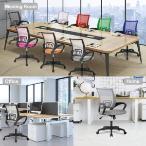 68873ca688b6ae17c2361fec8d25fa420f0c2b6e85518a48f3c2f.jpg Home Office Chair Ergonomic Desk Chair Mesh Computer Chair with Lumbar Support Armrest Executive Rolling Swivel Adjustable Mid Back Task Chair for Women Adults, Black