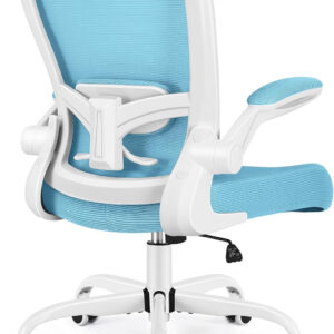 FelixKing Office Chair, Ergonomic Desk Chair Breathable Mesh Chairs with Adjustable High Back Lumbar Support Flip-up Armrests, Executive Swivel Comfy Task Computer Chairs for Home Office Black