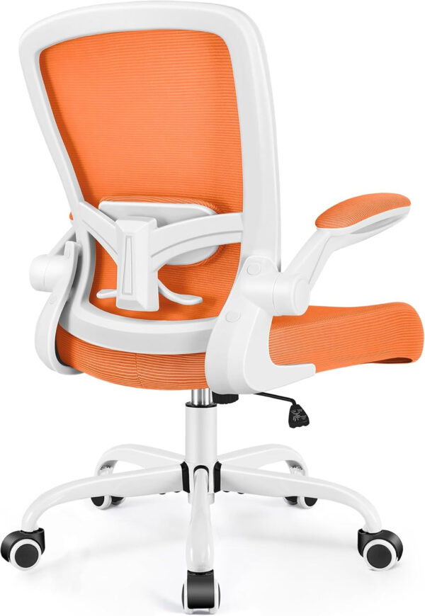 FelixKing Office Chair, Ergonomic Desk Chair Breathable Mesh Chairs with Adjustable High Back Lumbar Support Flip-up Armrests, Executive Swivel Comfy Task Computer Chairs for Home Office Black