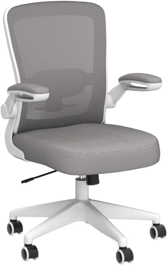 FelixKing Office Chair, Ergonomic Desk Chair Breathable Mesh Chairs with Adjustable High Back Lumbar Support Flip-up Armrests, Executive Swivel Comfy Task Computer Chairs for Home Office Black