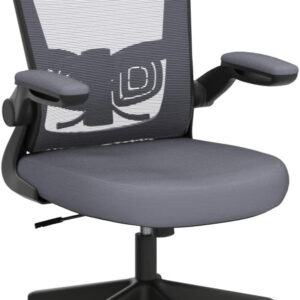 FelixKing Office Chair, Ergonomic Desk Chair with Adjustable Height and Lumbar Support Swivel Lumbar Support Desk Computer Chair with Flip up Armrests for Conference Room (Black)