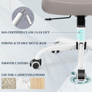 FelixKing Office Chair, Ergonomic Desk Chair with Adjustable Height and Lumbar Support Swivel Lumbar Support Desk Computer Chair with Flip up Armrests for Conference Room (Black)