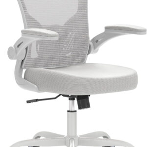 Office Chair, Ergonomic Desk Chairs 330LBS Capacity High Back Mesh Computer Chair with Flip-up Armrests, Comfy Work Chair with Adjustable Lumbar Support, Rolling Chair