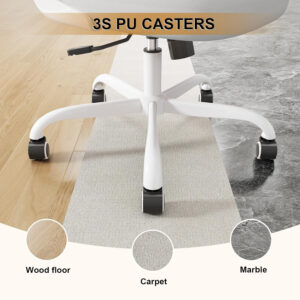 Office Chair, Ergonomic Desk Chairs 330LBS Capacity High Back Mesh Computer Chair with Flip-up Armrests, Comfy Work Chair with Adjustable Lumbar Support, Rolling Chair