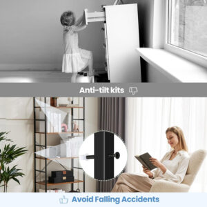 DUMOS 5 Tiers Bookshelf, Classical Modern Book Shelf, Tall Display Shelves in Living Room/Home/Office, Storage Organizer for CDs/Books/Movies, Rustic Brown