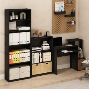 688743cf3d053a98974df97baa1aad89df8dbc56479f58672eb57.jpg FURINNO JAYA Simply Home 5-Shelf Bookcase, 5-Tier, Black