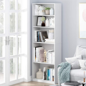 688743d1afb27a6ee8f8c4db700826bf6935c9be8a4d09f906118.jpg FURINNO JAYA Simply Home 5-Shelf Bookcase, 5-Tier, Black