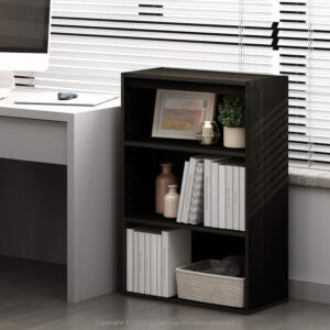 6887442c86e67730c77eb2b634197027311ac96c464267e3cad84.jpg Furinno Pasir 3-Tier Open Shelf Bookcase, Plain White