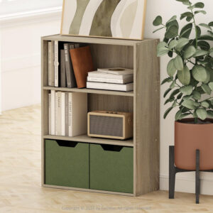 68874437bb428f1f37663f075cecaa71f582992489847910888f8.jpg Furinno Pasir 3-Tier Open Shelf Bookcase, Plain White