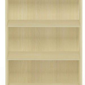 688744497c2ded3b31bca6a0821194847c89537dcfa9e3794ed7a.jpg Furinno Pasir 3-Tier Open Shelf Bookcase, Plain White