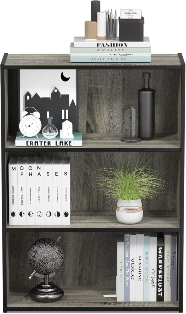 6887445f7e99cc7995017ae4ce3b983dcd48eefa49611bc5b127d.jpg Furinno Pasir 3-Tier Open Shelf Bookcase, Plain White