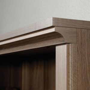 Sauder Miscellaneous Storage 5 Split Bookcase/Book Shelf, L: 35.28" x W: 13.23" x H: 69.76", Oiled Oak finish