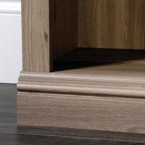 Sauder Miscellaneous Storage 5 Split Bookcase/Book Shelf, L: 35.28" x W: 13.23" x H: 69.76", Oiled Oak finish