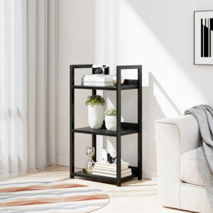 NUMENN Bookshelf, 5 Tier Bookshelves, Home Office Bookcase Shelf Storage Organizer, Free Standing Storage Shelving Unit for Bedroom, Living Room and Home Office, Vintage
