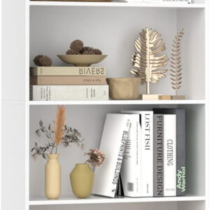 FOTOSOK 6-Tier Open Bookcase and Bookshelf, Freestanding Display Storage Shelves Tall Bookcase for Bedroom, Living Room and Office, Black