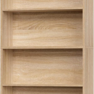 FOTOSOK 6-Tier Open Bookcase and Bookshelf, Freestanding Display Storage Shelves Tall Bookcase for Bedroom, Living Room and Office, Black