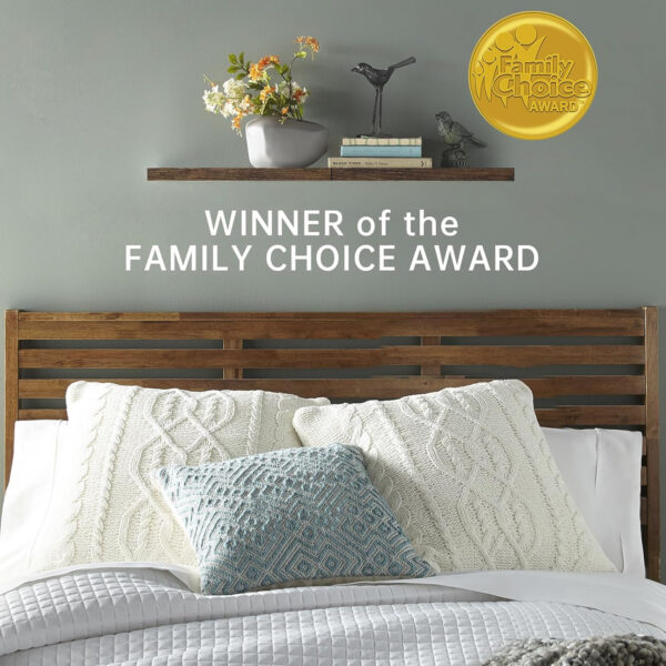 BAYKA Floating Shelves for Wall, Wall Mounted Rustic Wood Shelves for Bathroom, Bedroom, Living Room, Kitchen, Hanging Shelf for Books/Storage/Room Decor with 22lbs Capacity (Black, Set of 3, 15.7in)