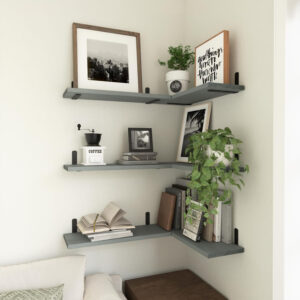 688752b5b75d821d7409337ddf29c018cb9e4bc9775a0716def32.jpg WOPITUES Wood Floating Shelves Set of 6, Shelves for Wall Decor, Farmhouse Shelf for Bedroom, Bathroom Storage Shelves, Book Shelves for Living Room - Rustic Brown
