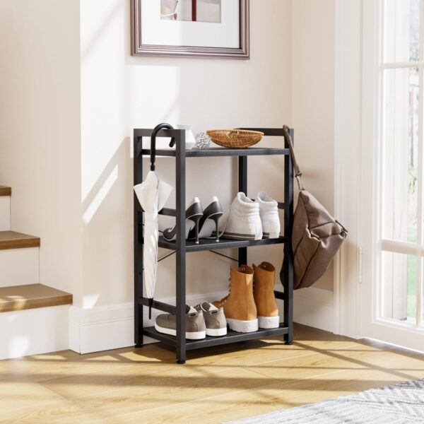 NUMENN 5 Tier Bookshelf, Tall Bookcase Shelf Storage Organizer, Modern Book Shelf for Bedroom, Living Room and Home Office, Vintage