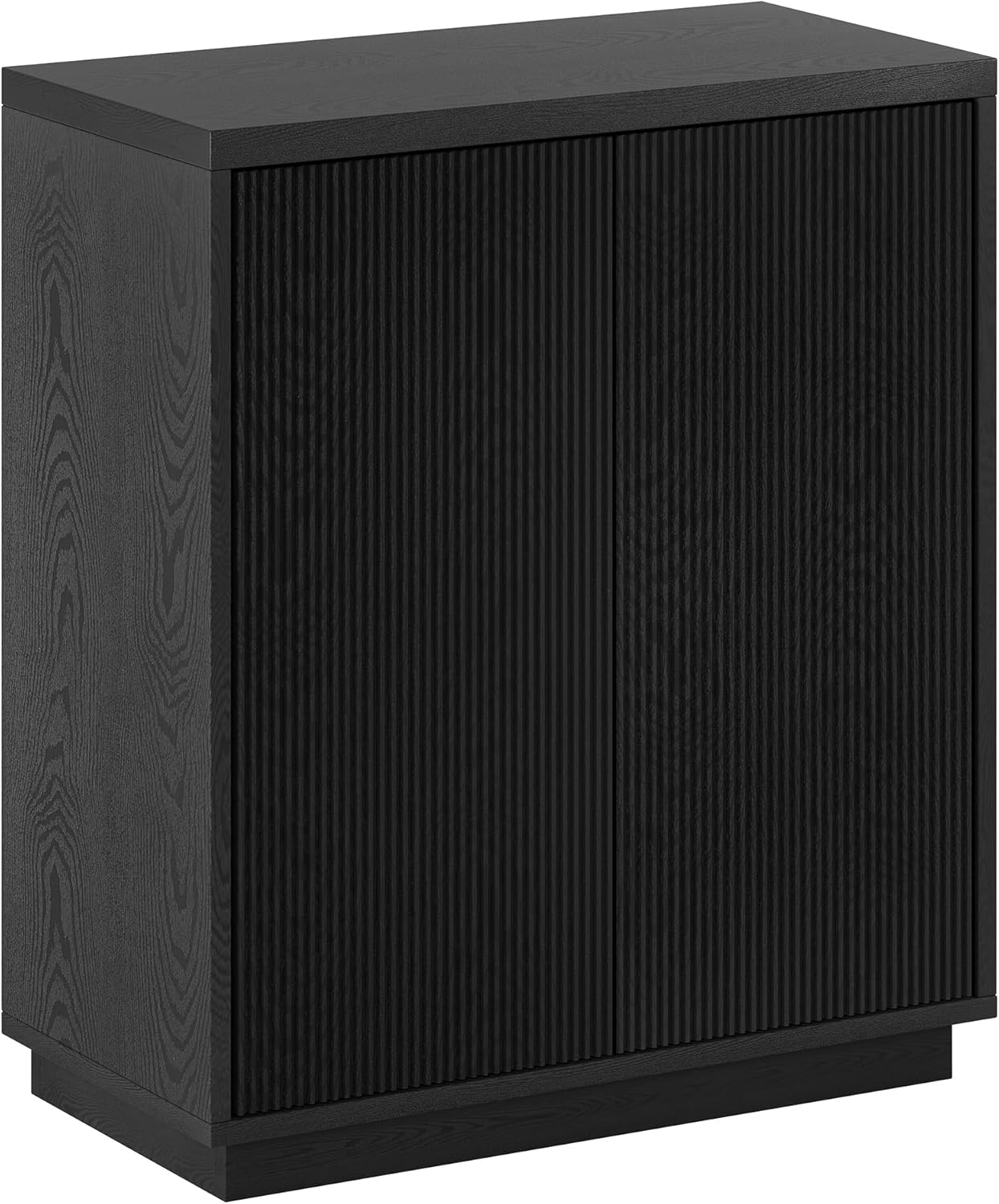 Henn&Hart Alston Accent Cabinet, 28" Wide, Black Grain