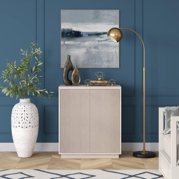 68875a2f7a48e5e077c5f924828de901cc3a7c5a55a80b20abb21.jpg Henn&Hart Alston Accent Cabinet, 28" Wide, Black Grain