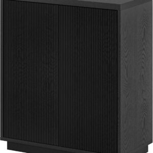 68875a4f0b85098a44b84d1690000ea51c2d3730a3b8797959331.jpg Henn&Hart Alston Accent Cabinet, 28" Wide, Black Grain