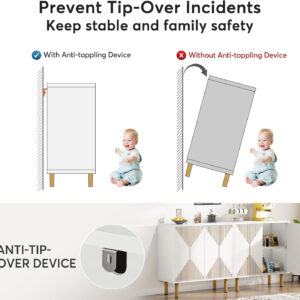 68875b534635c7ebe9f2bf12028a176c889bbb5290a8bd6d82249.jpg LITTLE TREE White Sideboard Buffet Cabinet, Modern Sideboard Cabinet with 4 Doors, Cupboard Console Table