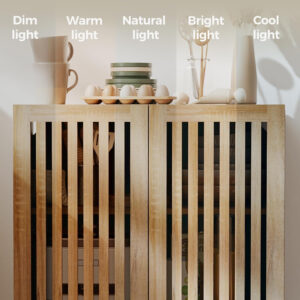 Grille Buffet Cabinet with Storage, Sideboards 2 Doors with Metal Base and Adjustable Shelf for Kitchen, Coffee Bar, Dining Room, Entryway, Hallway,Living Room