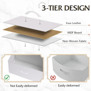 WLIVE Dresser with 4 Drawers, Fabric Storage Tower, Organizer Unit for Bedroom, Hallway, Entryway, Closets, Sturdy Steel Frame, Wood Top, Easy Pull Handle, Charcoal Black