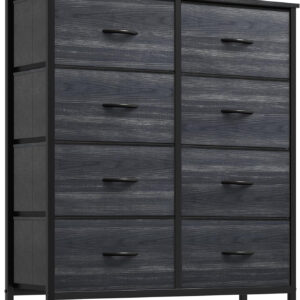 YITAHOME Fabric Dresser Drawer, Tall Storage with 8 Drawers, Dresser & Chest of Drawers, Storage Drawer Organizer for Closet, Living Room, Closets