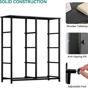 YITAHOME Fabric Dresser Drawer, Tall Storage with 8 Drawers, Dresser & Chest of Drawers, Storage Drawer Organizer for Closet, Living Room, Closets