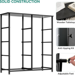 YITAHOME Fabric Dresser Drawer, Tall Storage with 8 Drawers, Dresser & Chest of Drawers, Storage Drawer Organizer for Closet, Living Room, Closets