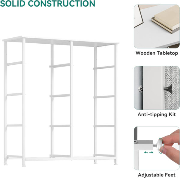 YITAHOME Fabric Dresser Drawer, Tall Storage with 8 Drawers, Dresser & Chest of Drawers, Storage Drawer Organizer for Closet, Living Room, Closets