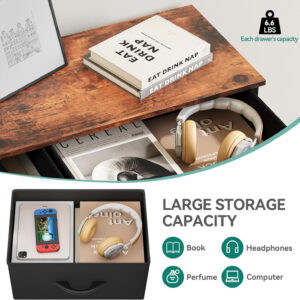 YITAHOME Fabric Dresser Drawer, Tall Storage with 8 Drawers, Dresser & Chest of Drawers, Storage Drawer Organizer for Closet, Living Room, Closets