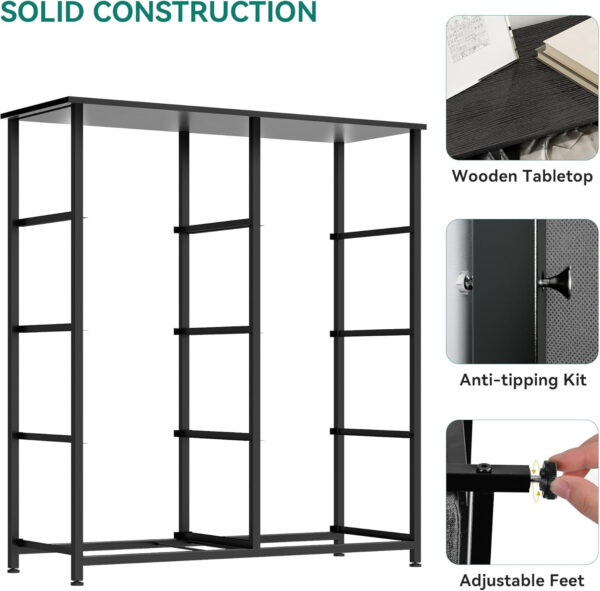 YITAHOME Fabric Dresser Drawer, Tall Storage with 8 Drawers, Dresser & Chest of Drawers, Storage Drawer Organizer for Closet, Living Room, Closets