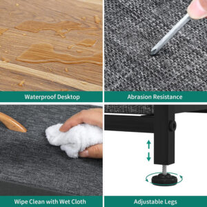 YITAHOME Fabric Dresser Drawer, Tall Storage with 8 Drawers, Dresser & Chest of Drawers, Storage Drawer Organizer for Closet, Living Room, Closets