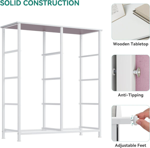 YITAHOME Fabric Dresser Drawer, Tall Storage with 8 Drawers, Dresser & Chest of Drawers, Storage Drawer Organizer for Closet, Living Room, Closets