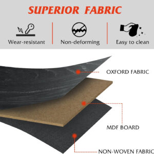 WLIVE White Dresser for Bedroom, 6 Drawer Double Dresser, Fabric Storage Tower with Fabric Bins, Chest of Drawers for Closet, Living Room, Hallway