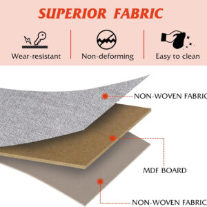 WLIVE White Dresser for Bedroom, 6 Drawer Double Dresser, Fabric Storage Tower with Fabric Bins, Chest of Drawers for Closet, Living Room, Hallway