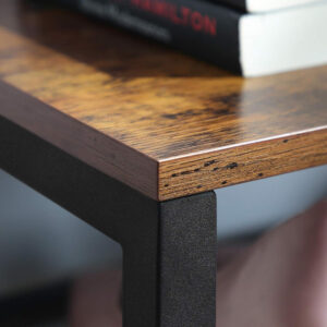 VASAGLE 8 Tier Shoe Rack, Shoe Organizer for Closet, Entryway, 32-40 Pairs of Shoes, Large Shoe Rack Organizer with 7 Metal Mesh Shelves, 11.8 x 39.4 x 59.8 Inches, Rustic Brown and Black ULBS012B01