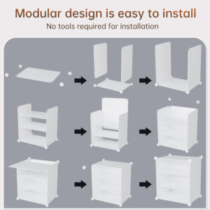 MAGINELS 72 Pairs Shoe Rack Organizer,Shoes Storage Cabinet,Shoe Closet Storage Organizer System,Large Tall Shoes Shelves for Living Room,Closet,Bedroom,Hallway, White(48x12x72in)