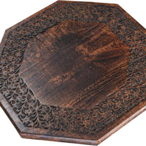 Rectangular Wooden Coffee Table, Modern Wooden Coffee Table, Center Tables, Entryway Table, Living Room Table for Magazines, Books, and Plants - 36x18 Inch Burnt
