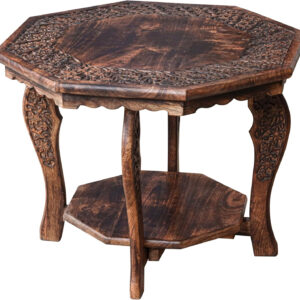 The Wooden Town Rectangular Coffee Table – 36x18 Inch White Wash Finish | Modern Wooden Center Table for Living Room | Vintage Look Side Table for Magazines, Books & Plants