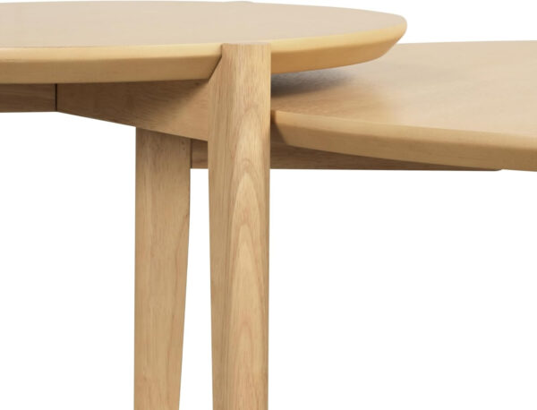 6887ccd925d6aab2542138283b74a50817f0d6ec687946985a777.jpg Nathan James Kendall Round Modern Nesting Coffee Set of 2, Stacking Living Room Accent Tables, Light Brown