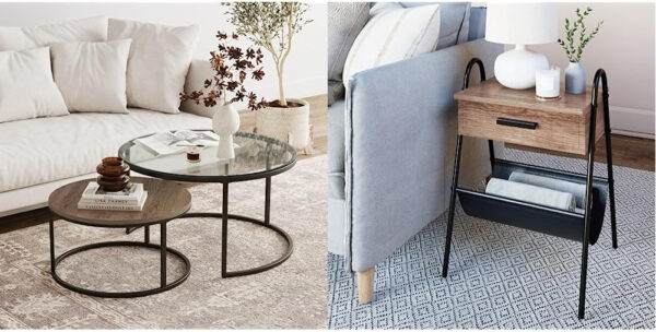 6887ccfdc2b46379bbf3278bfe6c18894f325df4e719ae84e92eb.jpg Nathan James Kendall Round Modern Nesting Coffee Set of 2, Stacking Living Room Accent Tables, Light Brown